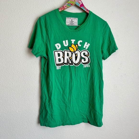 Dutch Bros green tee size M // 3460 - Picture 1 of 5
